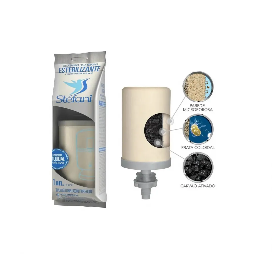 Refil Vela Stefani Esterilizante para Filtros de Barro