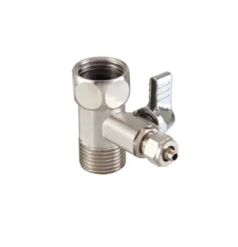 Adaptador p/Purificadores de Água Mang. 1/4 - Bucha T Metal