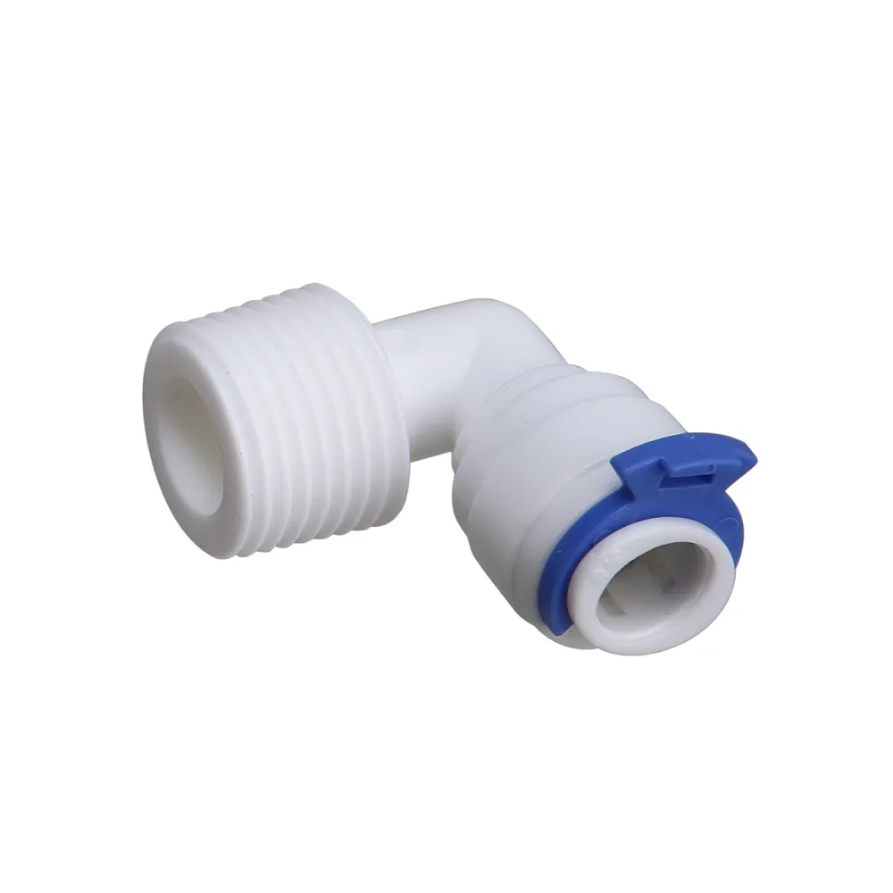 Cotovelo C/ Engate Rápido Rosca 1/2" x Mangueira Grossa 3/8"