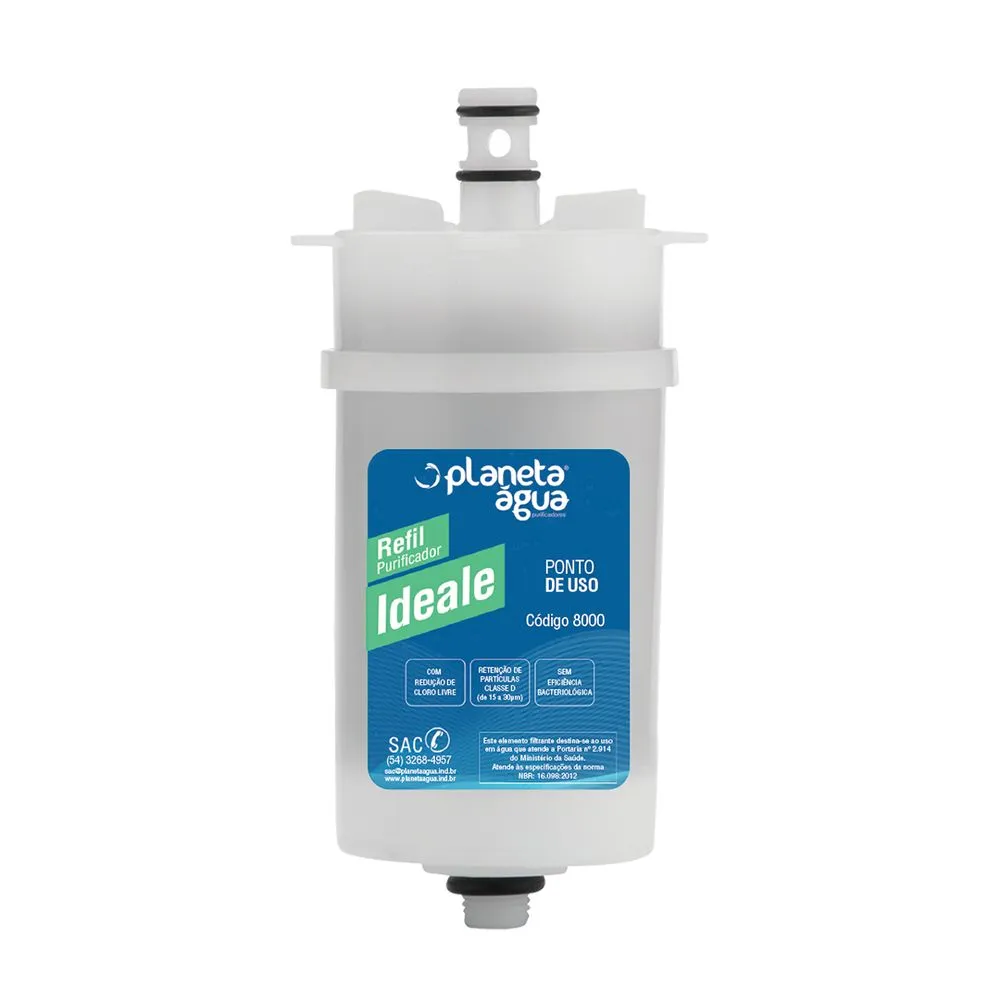 Refil p/ Purificadores Planeta Água Ideale e Compact Durin