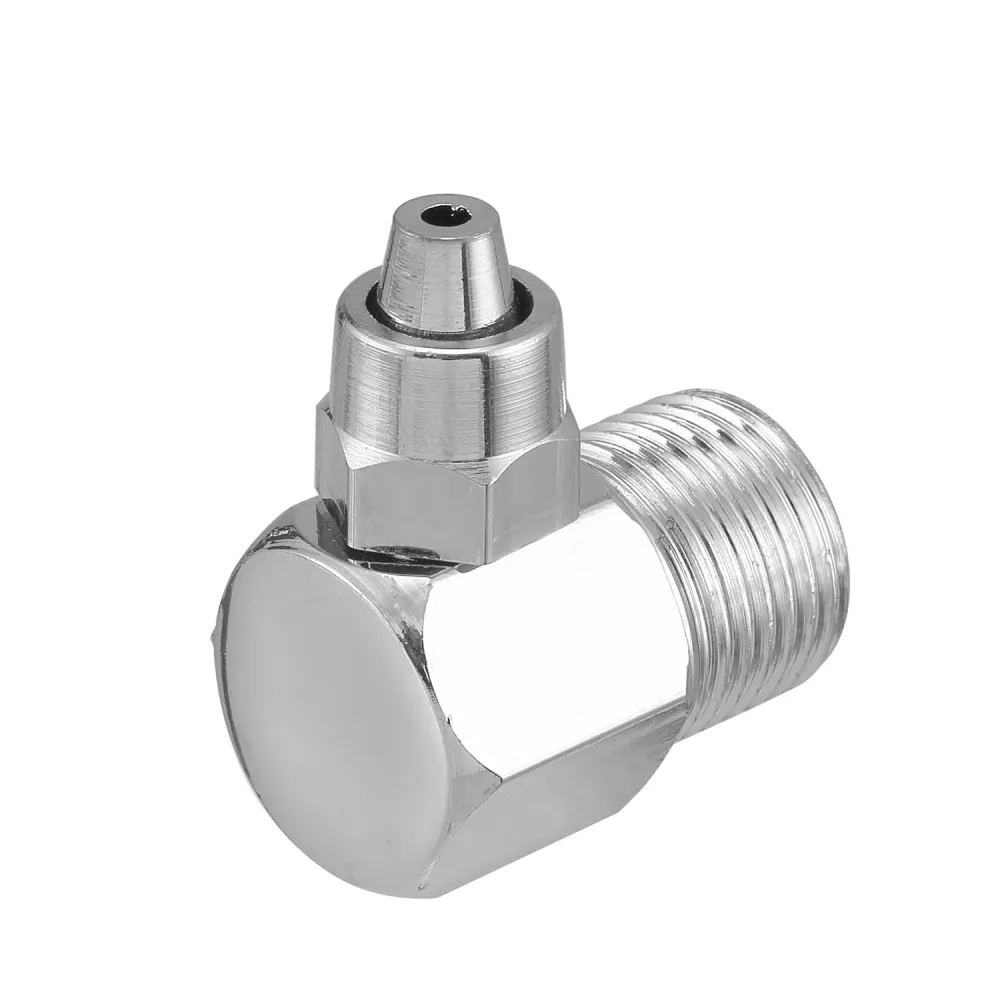 Adaptador Cotovelo Metal Cromado Rosca 1/2" x Mang. 3/8"