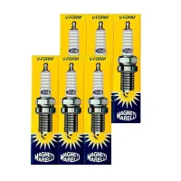 KIT 6 Vela de Ignição GM Opala / Omega / Suprema / Silverado / Bonanza / Diplomata / A10 A20 6 Cil - Magneti Marelli -   BPR6EY - Foto 2