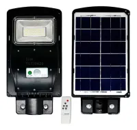 Luminária Pública Solar Led 50W Com Sensor e Controle