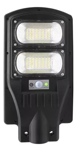 Luminária Pública Solar Led 100W Com Sensor e Controle Imagem