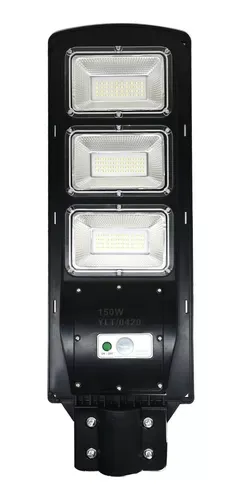 Luminária Pública Solar Led 150W Com Sensor e Controle