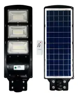 Luminária Pública Solar Led 150W Com Sensor e Controle - Foto 2