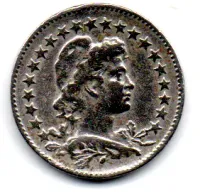 1922 - 100 Réis - Moeda Brasil - Polida - Foto 2