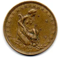 1927 - 1000 Réis - Moeda Brasil - Estado de Consevação: MBC/Sob - Foto 2