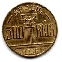 1936 - 500 Réis - Regente Feijó - Polida