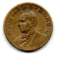 1945 - 10 Centavos - COM Sigla OM no Anverso - Moeda Brasil - Foto 2