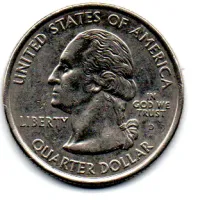 Estados Unidos - 2001D - 25 Cents - Rhode Island - State Quarter Dollar - MBC - Foto 2