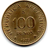 Argentina - 1978 - 100 Pesos - Comemorativa - General José de San Martin - Foto 2