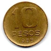 Argentina - 1985 - 10 Pesos