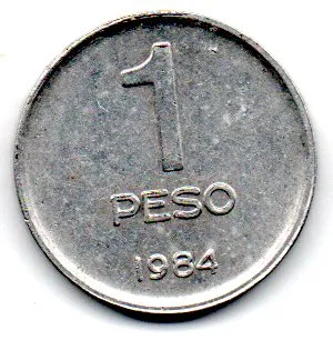 Argentina - 1984 - 1 Peso