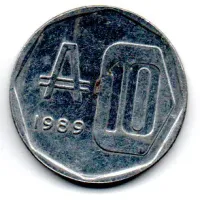 Argentina - 1989 - 10 Australes