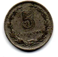 Argentina - 1926 - 5 Centavos - Foto 2