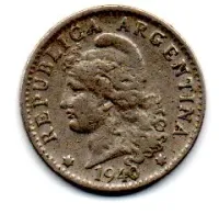 Argentina - 1940 - 5 Centavos