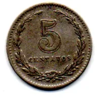 Argentina - 1940 - 5 Centavos - Foto 2