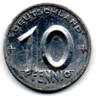 Alemanha - República Democrática (DDR) - 1949A - 10 Pfennig