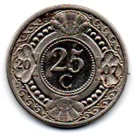 Antilhas Holandesas - 2007 - 25 Cents