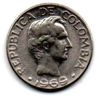 Colômbia - 1969 - 10 Centavos