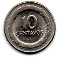 Colômbia - 1969 - 10 Centavos - Foto 2