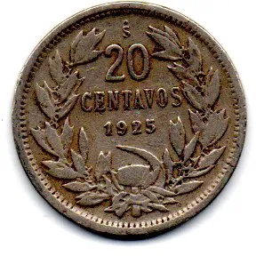 Chile - 1925 - 20 Centavos