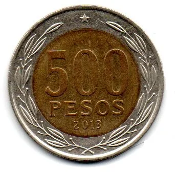 Chile - 2013 - 500 Pesos
