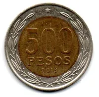 Chile - 2013 - 500 Pesos