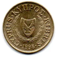 Chipre - 1988 - 5 Cents