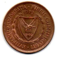 Chipre - 1979 - 5 Mils