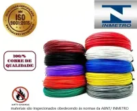 Cabo Flexível 50 mm 1 Metros HEPR 1KV Certificado inmetro 100% cobre