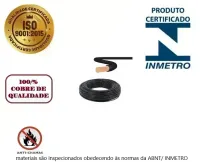 Cabo Flexível 10 mm 1 Metros HEPR 1KV Certificado inmetro 100% cobre - Foto 2