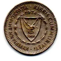 Chipre - 1974 - 25 Mils