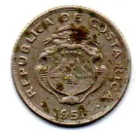 Costa Rica - 1951 - 5 Centimos