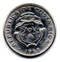 Costa Rica - 1958 - 5 Centimos