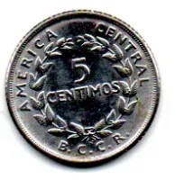 Costa Rica - 1958 - 5 Centimos - Foto 2