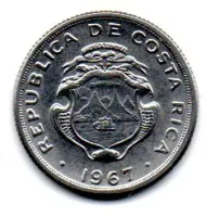 Costa Rica - 1967 - 10 Centimos