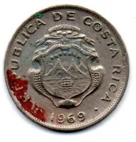Costa Rica - 1969 - 25 Centimos