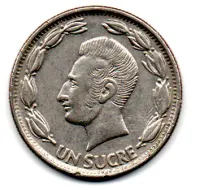 Equador - 1970 - 1 Sucre - Foto 2