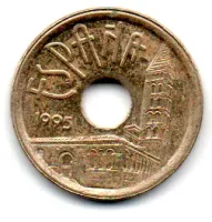 Espanha - 1995 - 25 Pesetas - Comemorativa - Castilla Y Leon - Foto 2