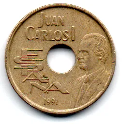 Espanha - 1991 - 25 Pesetas - Comemorativa - Olimpíadas Barcelona 1992