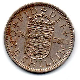 Reino Unido - 1956 - 1 Shilling