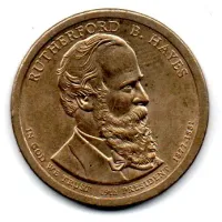 Estados Unidos - 2011P - 1 Dollar - Presidential Dollar - Rutherford D. Hayes