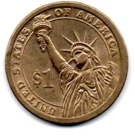 Estados Unidos - 2011P - 1 Dollar - Presidential Dollar - Rutherford D. Hayes - Foto 2