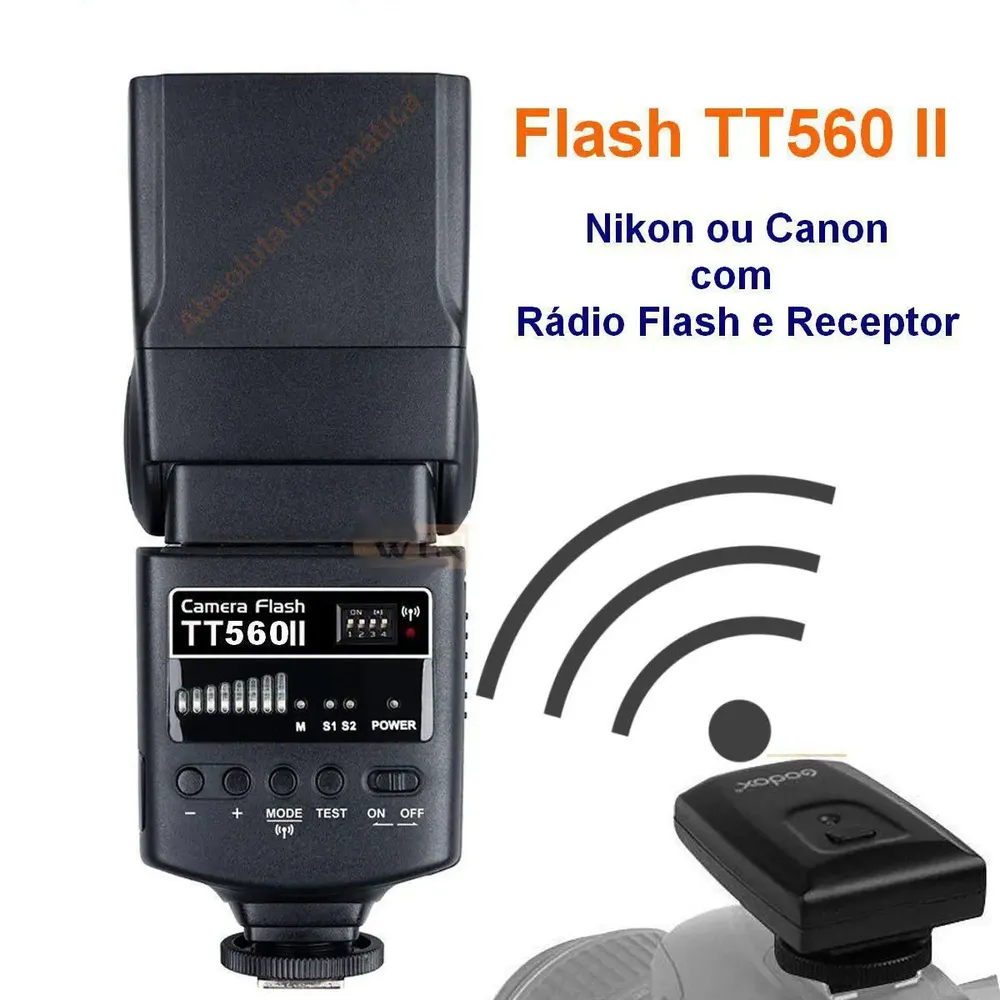 Flash Godox TT560 II Speedlite Imagem