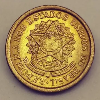 08 Moedas 1 Cruzeiro 1956 Módulo Reduzido  Flor de Cunho - Foto 2