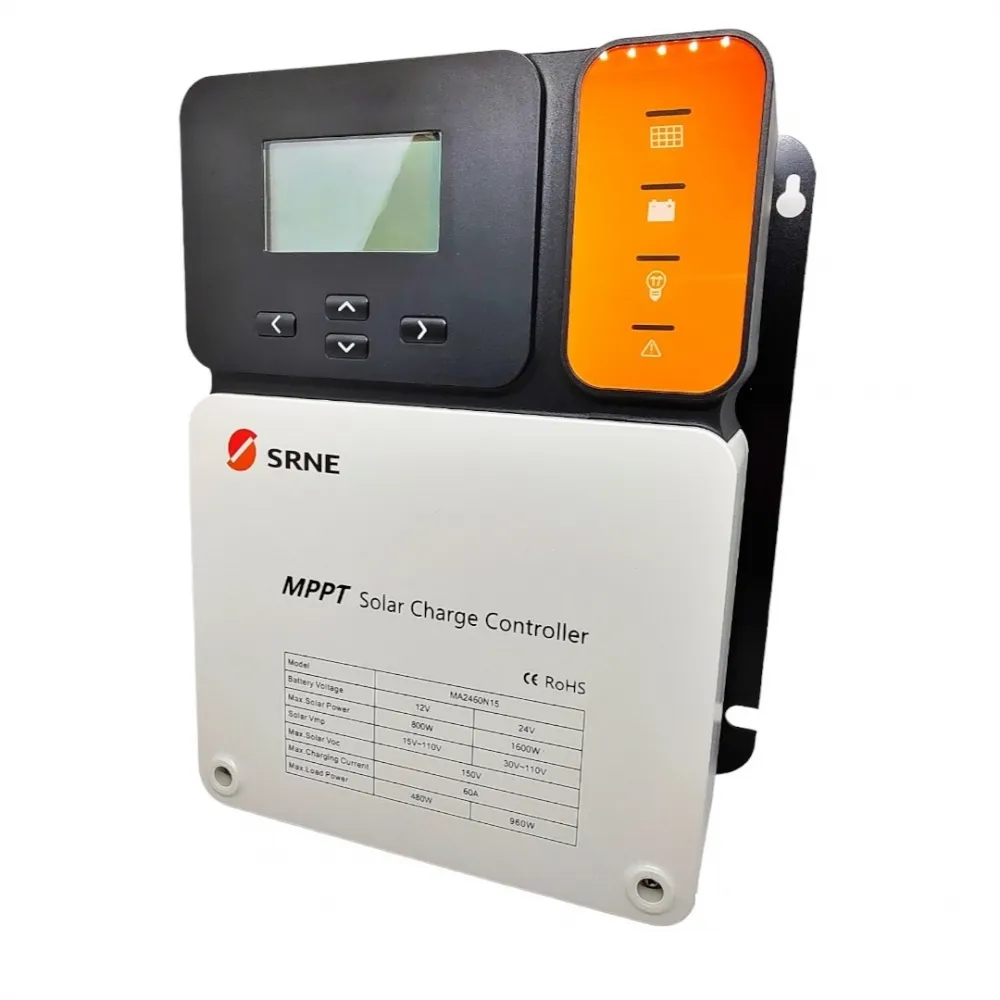 Controlador Solar Mppt 60A Controlador 12V/24V Ma2460N15