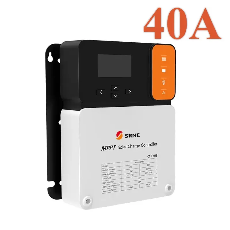 Controlador Solar Mppt 40A Controlador 12V/24V Sr-Ma2440N15