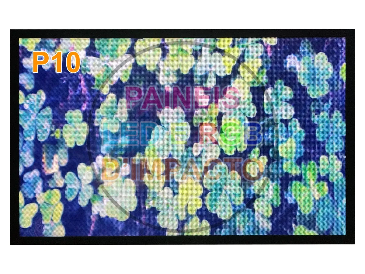 Painel de LED RGB P10 2.96 x 2 metros Imagem